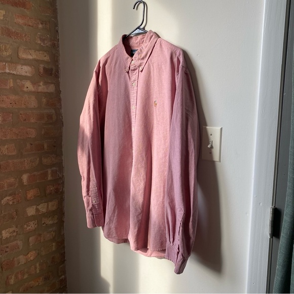 Ralph Lauren Men’s XXL Pale Pink Button-Up Shirt - 100% Cotton - Picture 2 of 9